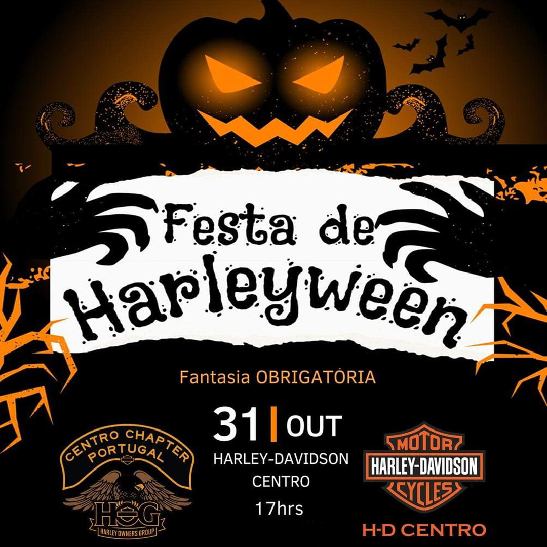 Festa Halloween na Harley-Davidson Centro
